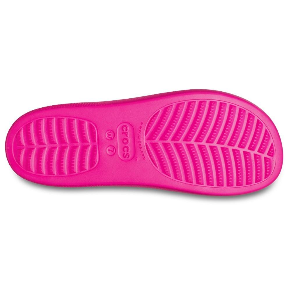 Sandália crocs classic plataform slide pink crush Pink crush 6