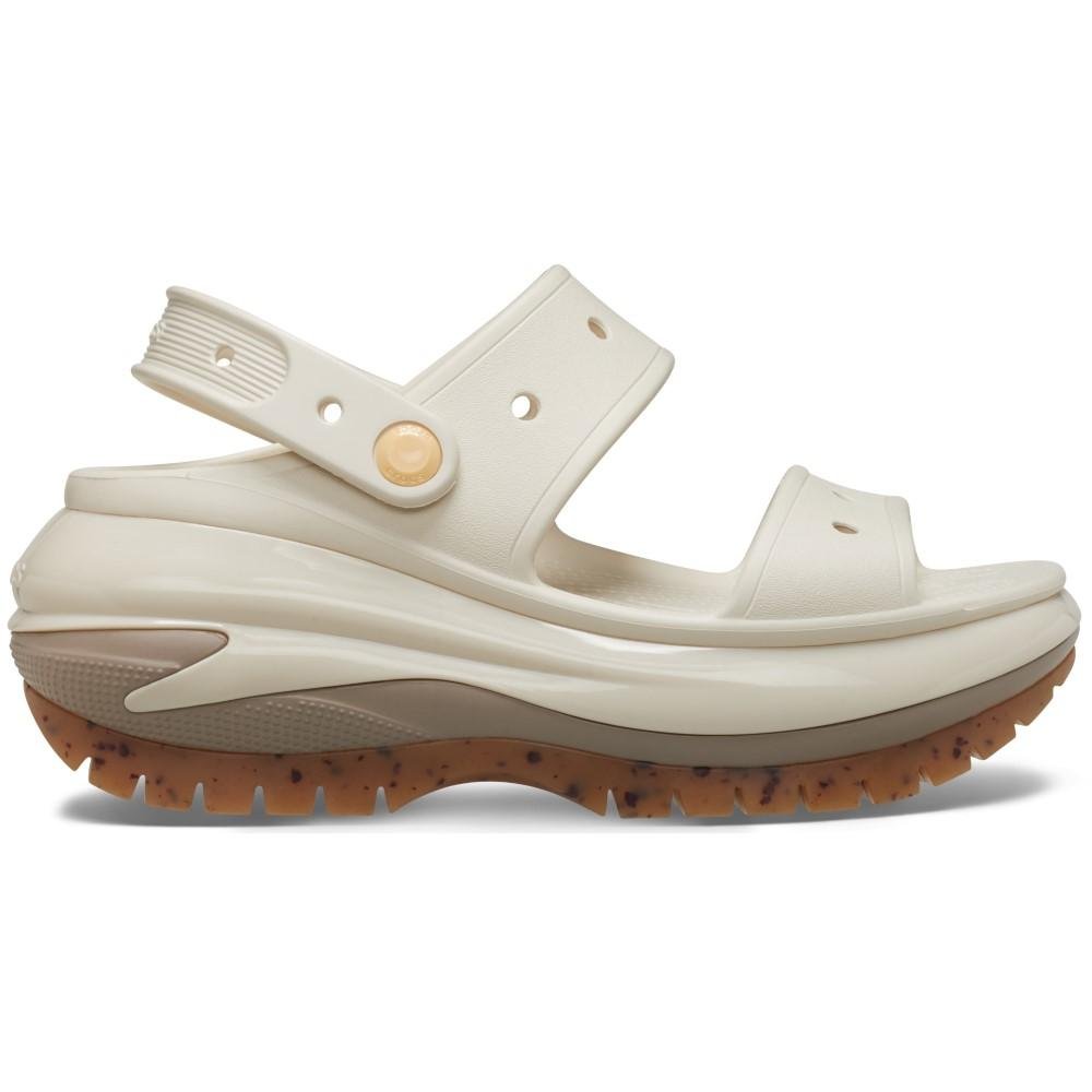 Sandália crocs classic mega crush plataform sandal taupe Taupe 1