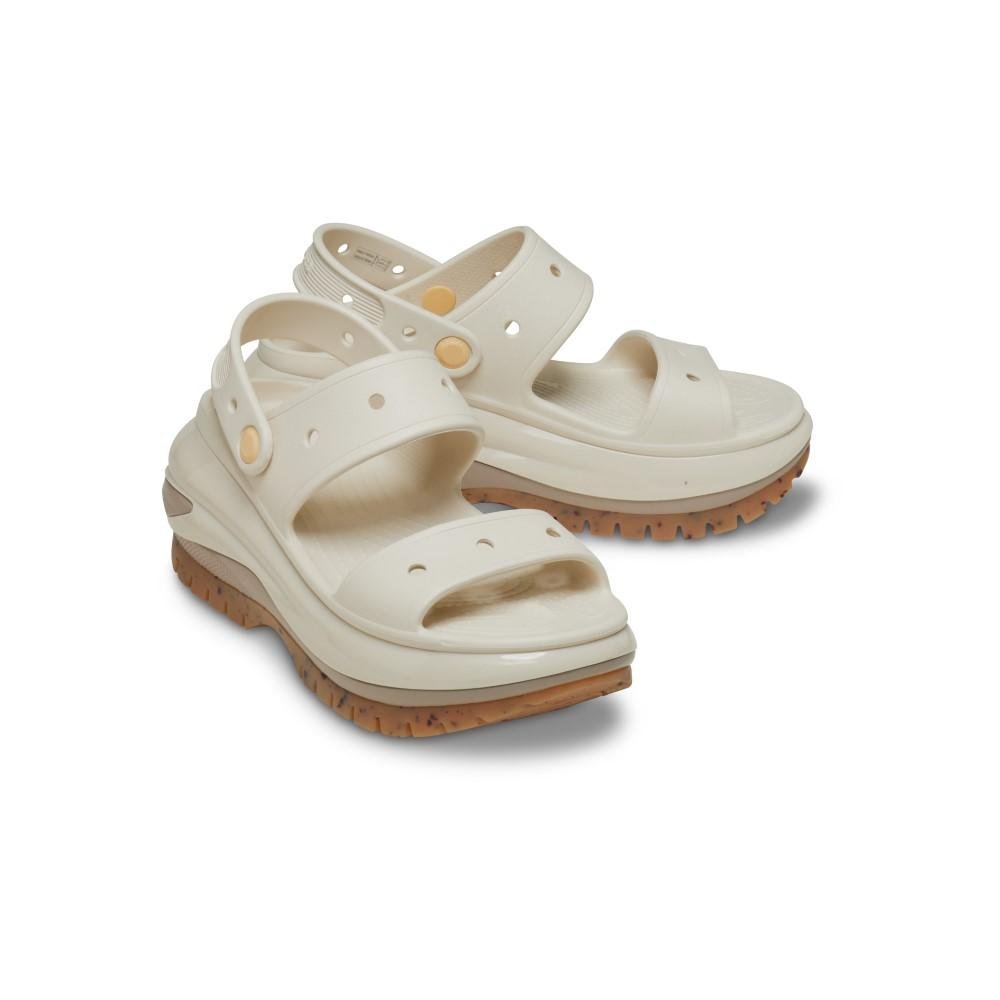 Sandália crocs classic mega crush plataform sandal taupe Taupe 4