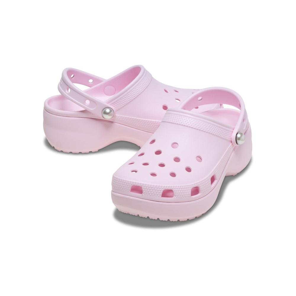 Sandália Crocs Classic Platform Pearl Clog Pink Milk Pink milk 4