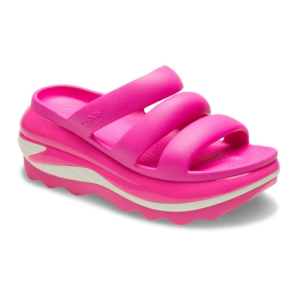 Sandália crocs classic mega crush triple strap pink crush Pink Crush 2