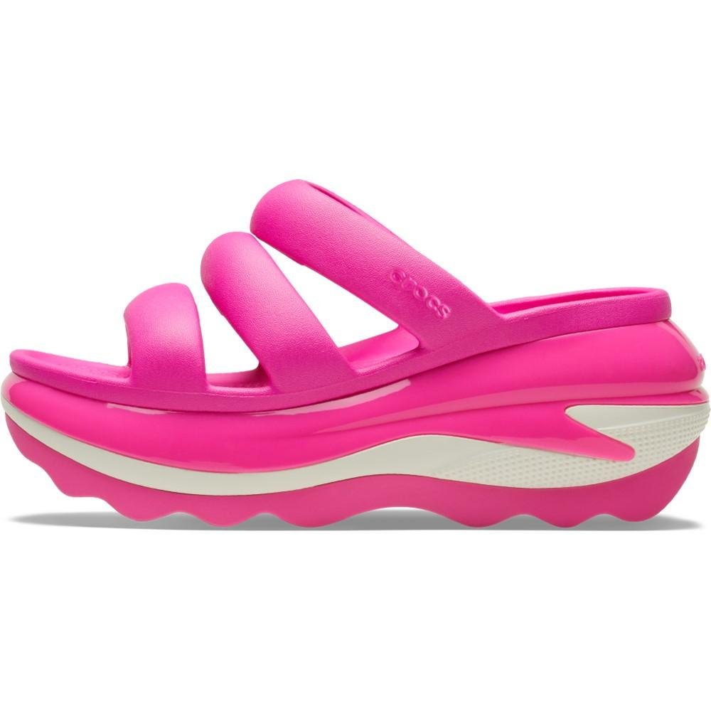 Sandália crocs classic mega crush triple strap pink crush Pink Crush 3