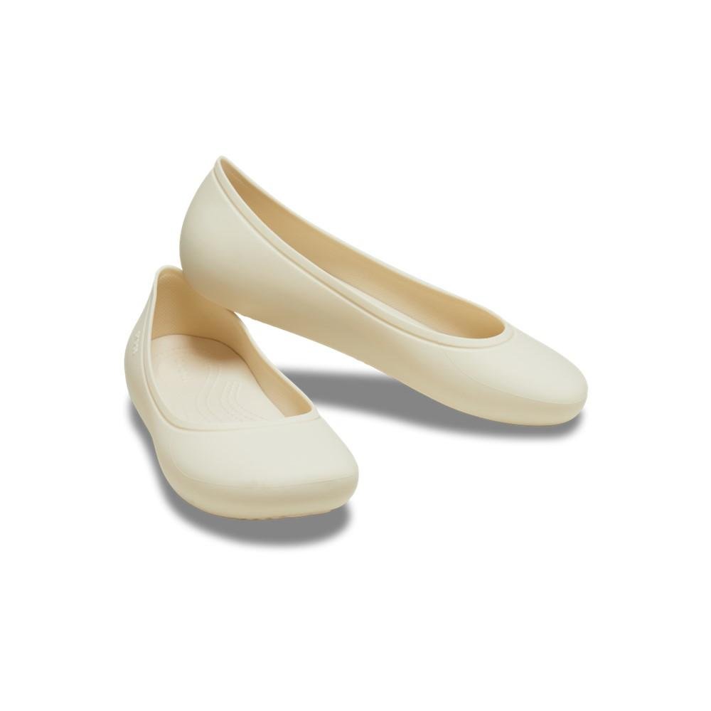 Sapatilha Crocs Brooklyn Flat Stucco Stucco 4
