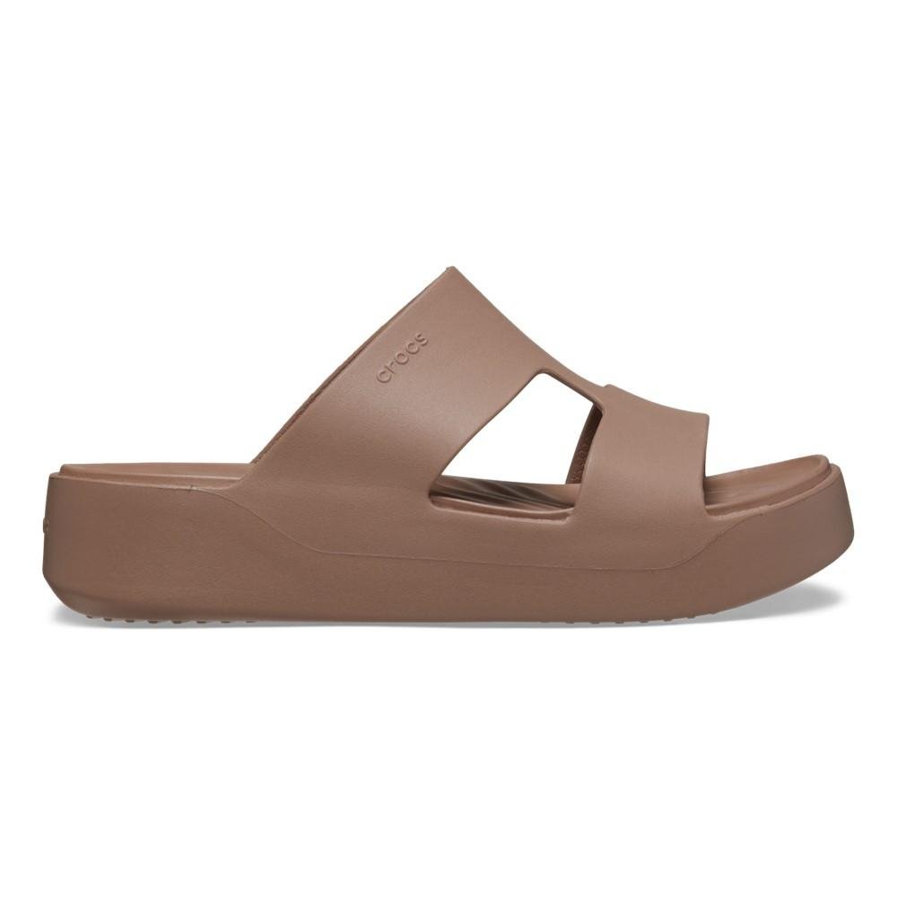 Sandália Crocs Getaway Platform H-Strap Latte