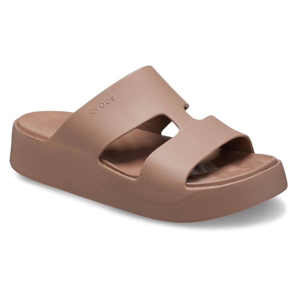 Sandália Crocs Getaway Platform H-Strap Latte Latte 5