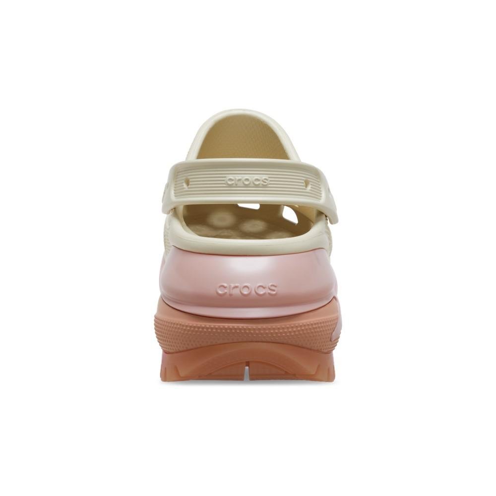 Sandália Crocs Mega Crush Colordip Clog BONE/MULTI Bege/Rosa 7