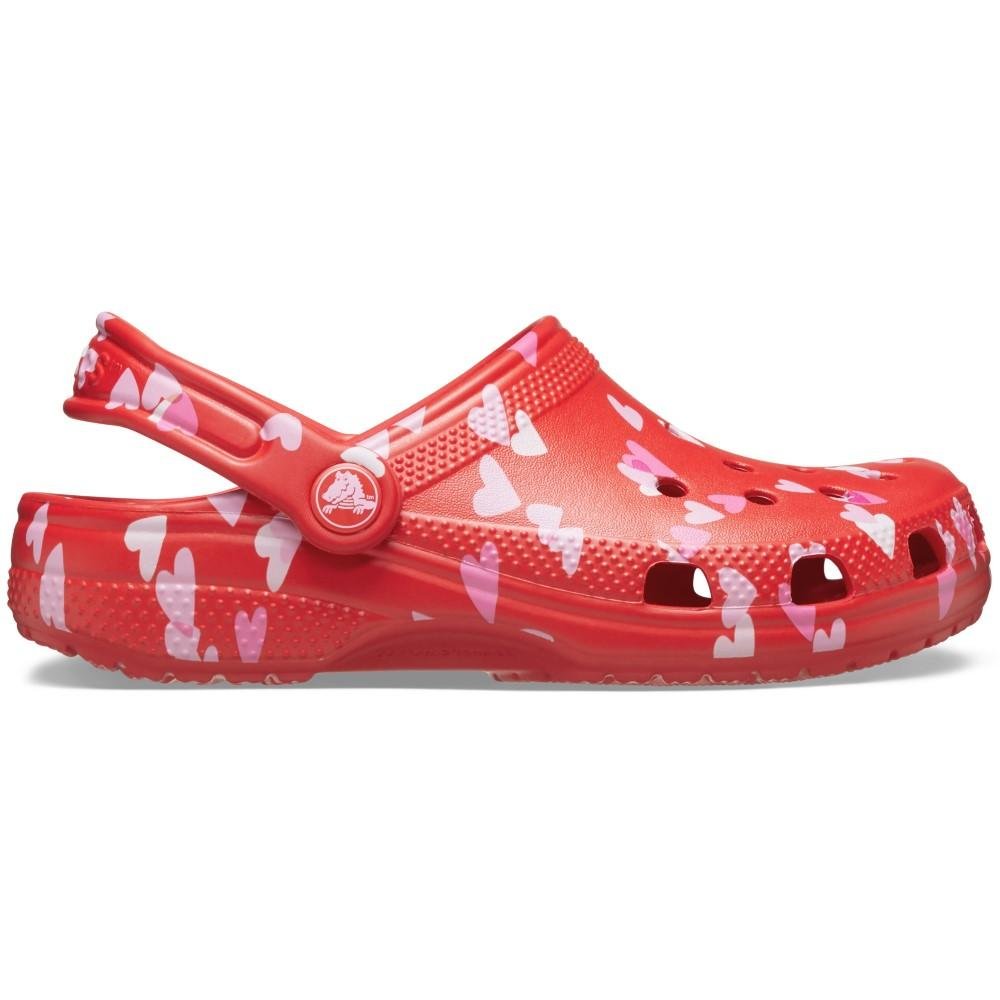 Sandália Crocs Classic Valentines Day Clog K CHERRY RED