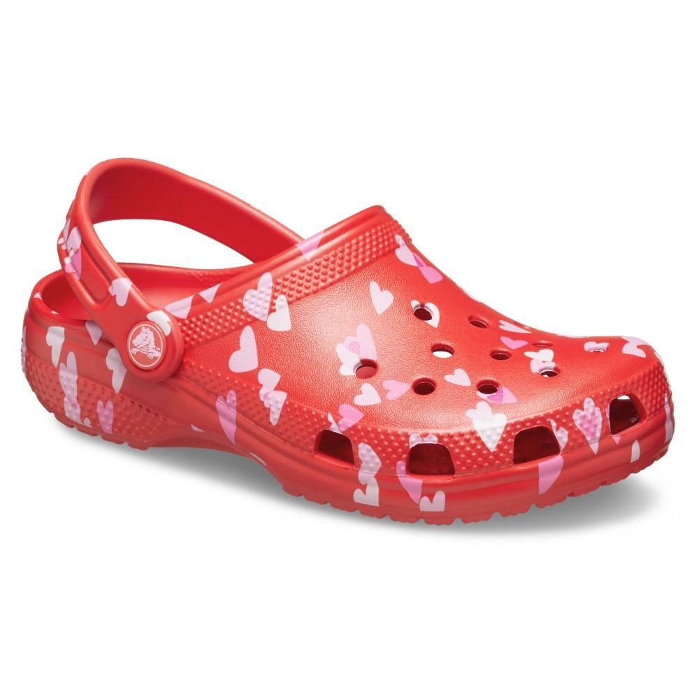 Sandália Crocs Classic Valentines Day Clog K CHERRY RED Cherry red 2