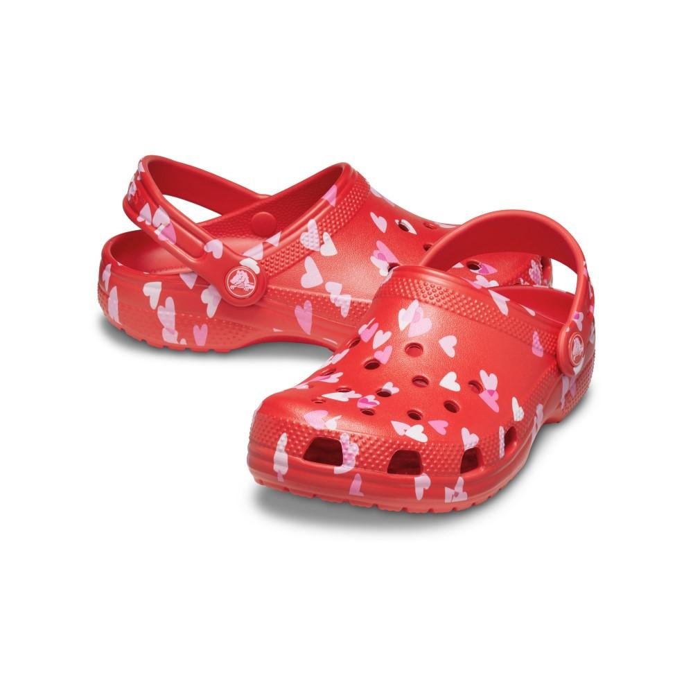 Sandália Crocs Classic Valentines Day Clog K CHERRY RED Cherry red 4