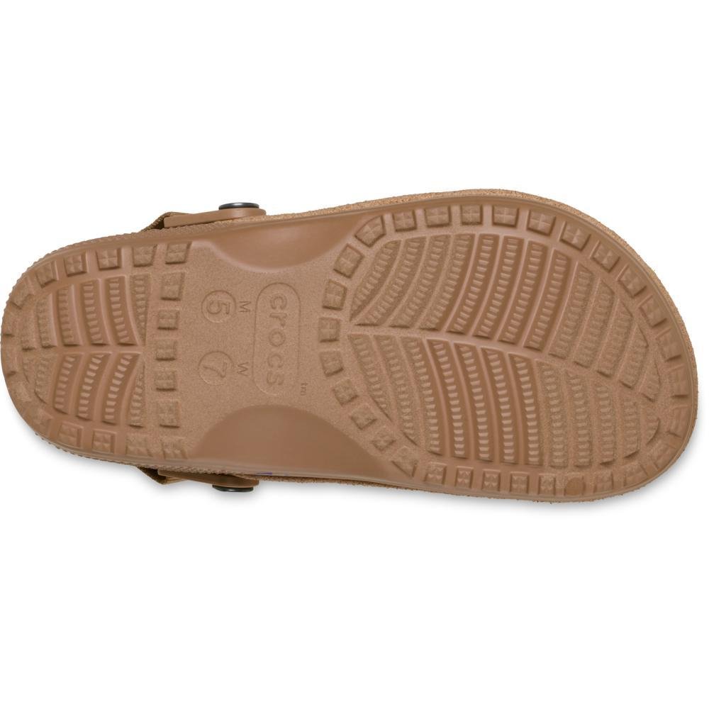 Sandália Crocs Classic Crafted Vegan Suede Clog MILK CHOCOLATE Milk chocolate 6