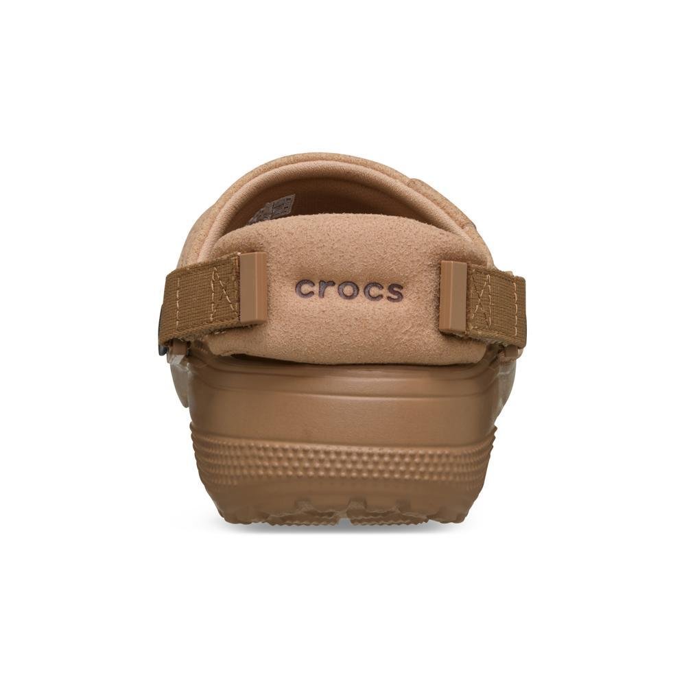 Sandália Crocs Classic Crafted Vegan Suede Clog MILK CHOCOLATE Milk chocolate 7