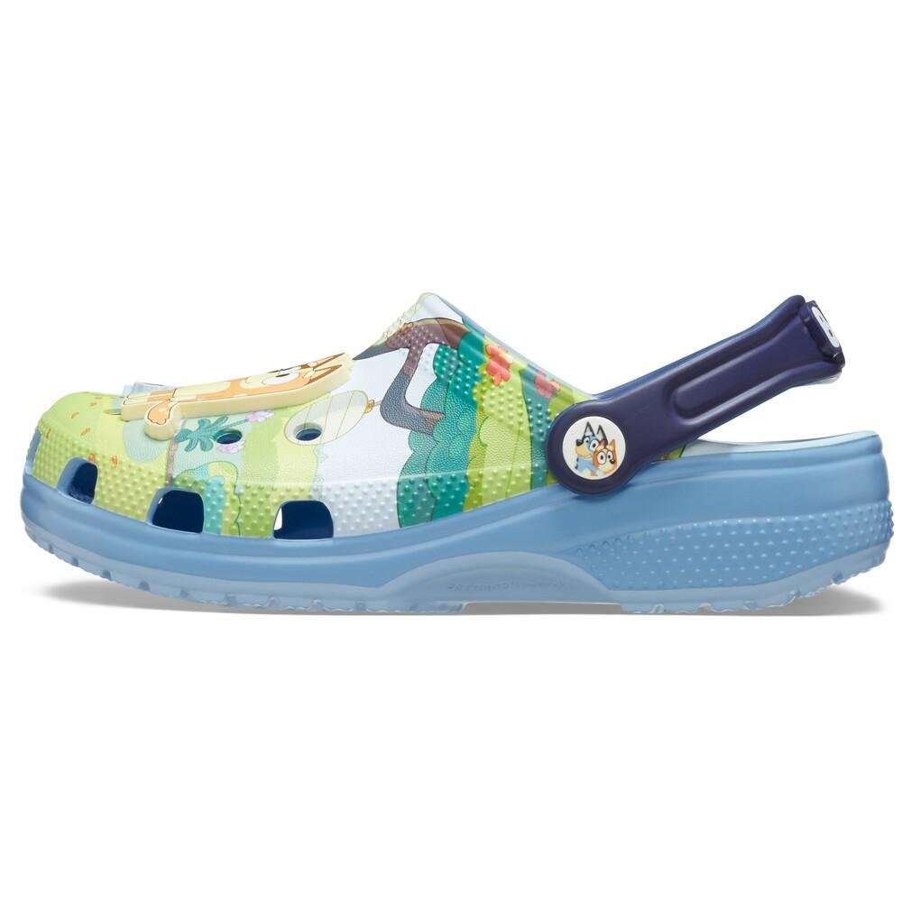 Sandália crocs bluey classic clog juvenil multi Azul 3