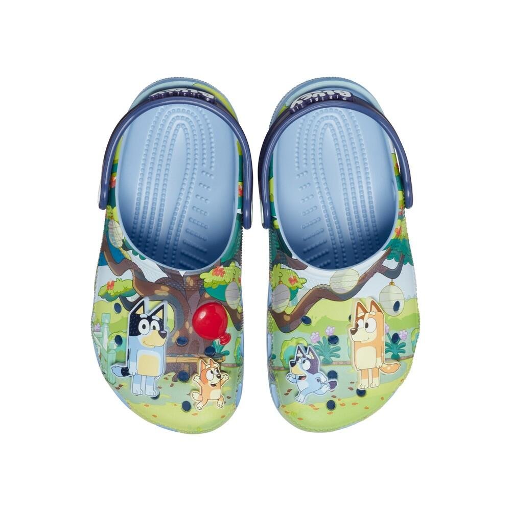 Sandália crocs bluey classic clog juvenil multi Azul 5