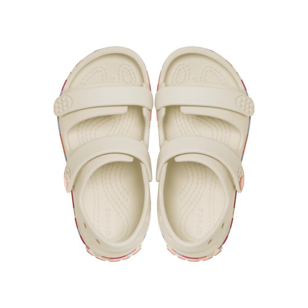 Sandália Crocs Crocband Cruiser Glow Confetti Band Sandal T Summit White/Guava Summit white/guava 5
