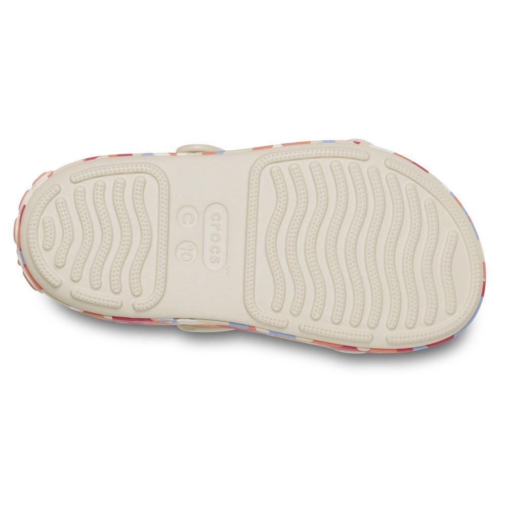 Sandália Crocs Crocband Cruiser Glow Confetti Band Sandal T Summit White/Guava Summit white/guava 6
