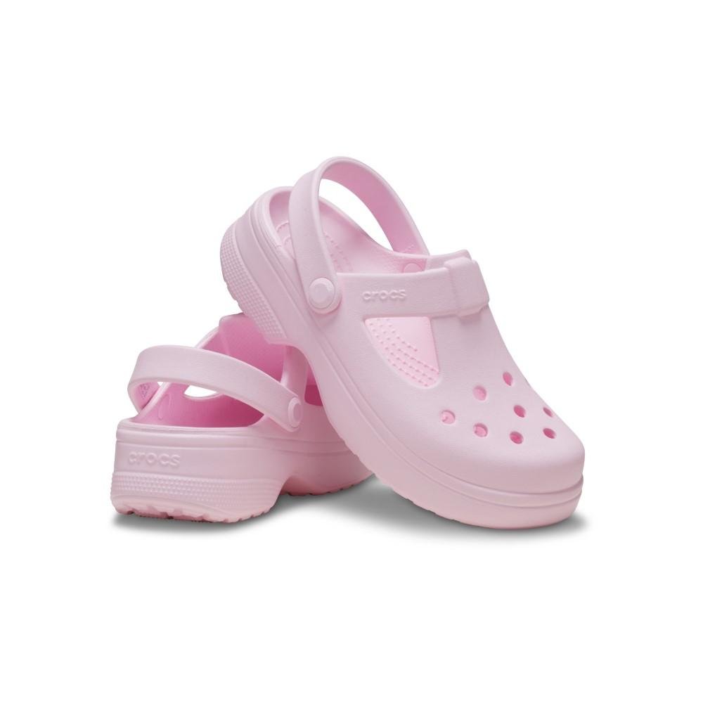 Sandália Crocs Classic Y Jane Clog K Pink Milk Pink milk 4