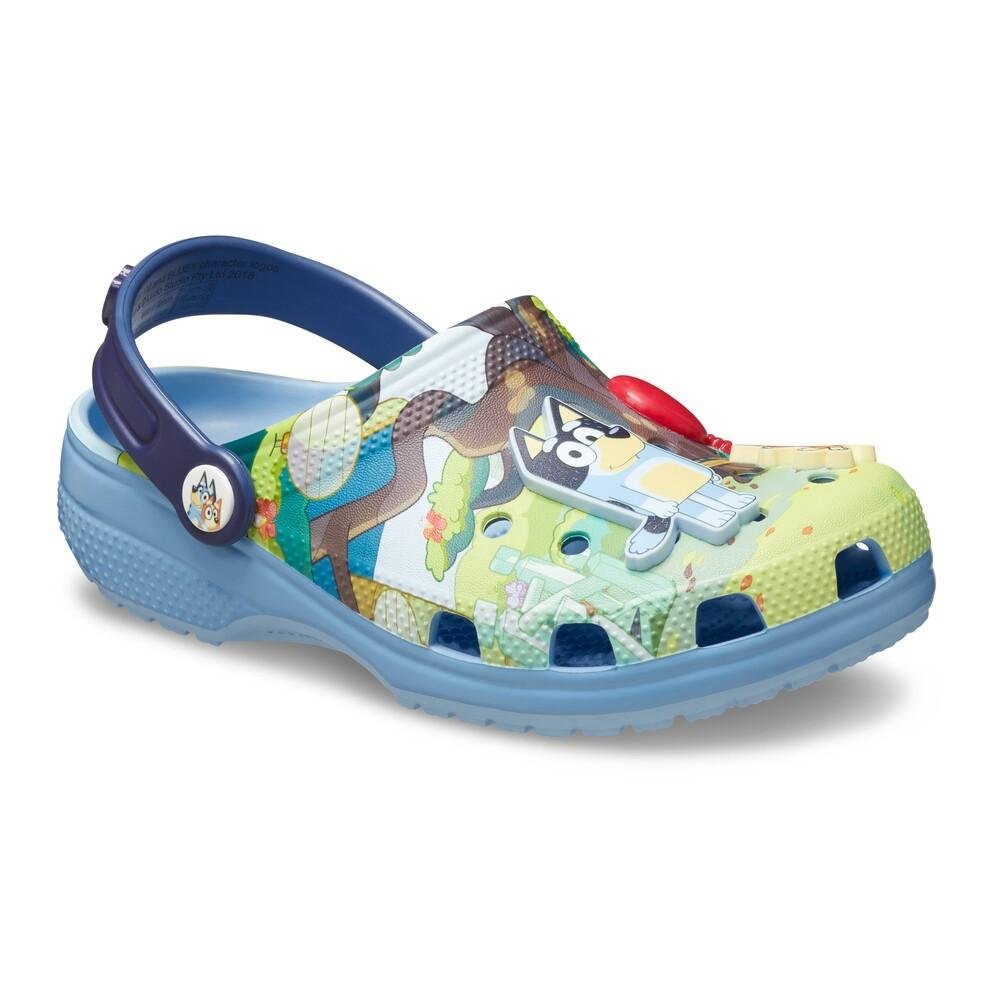 Sandália crocs bluey classic clog infantil multi Azul 2