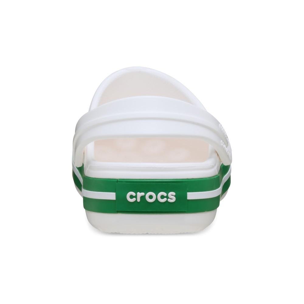 Sandália Crocs Crocband Clog K WHITE/GREEN IVY White/green ivy 7