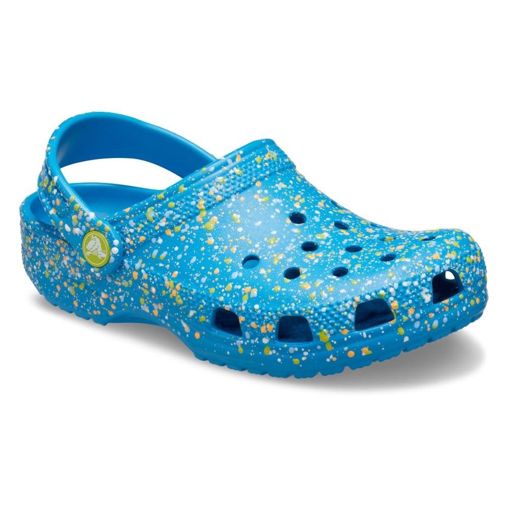 Sandália Crocs Classic Paint Splatter Clog T MARINA/MULTI Marina/multi 2