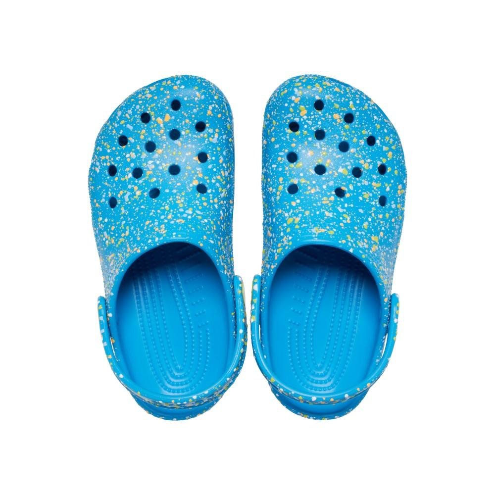 Sandália Crocs Classic Paint Splatter Clog T MARINA/MULTI Marina/multi 5