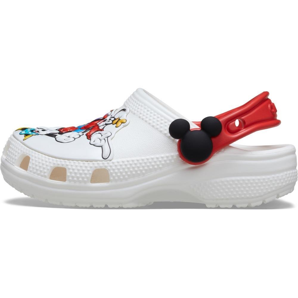 Sandália Crocs Mickey and Friends Classic Clog T Multi Branco 2