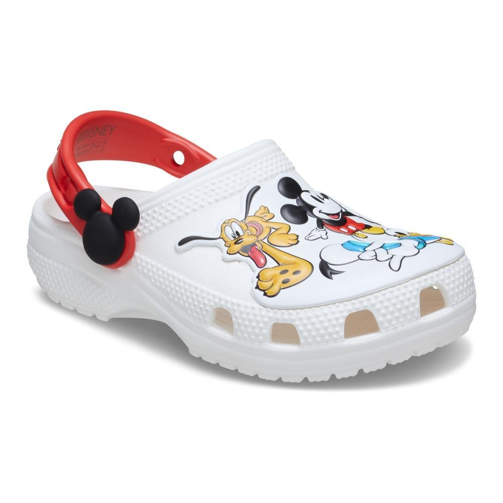 Sandália Crocs Mickey and Friends Classic Clog T Multi Branco 3