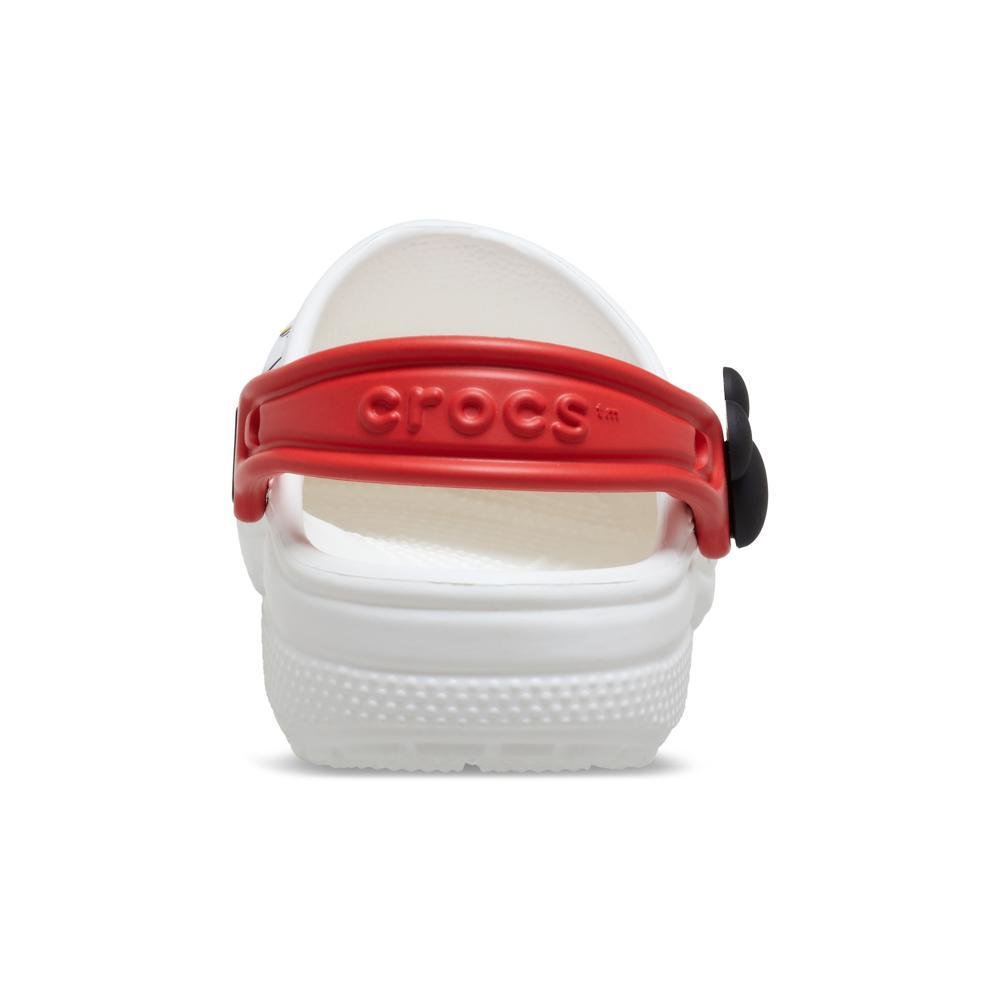 Sandália Crocs Mickey and Friends Classic Clog T Multi Branco 4