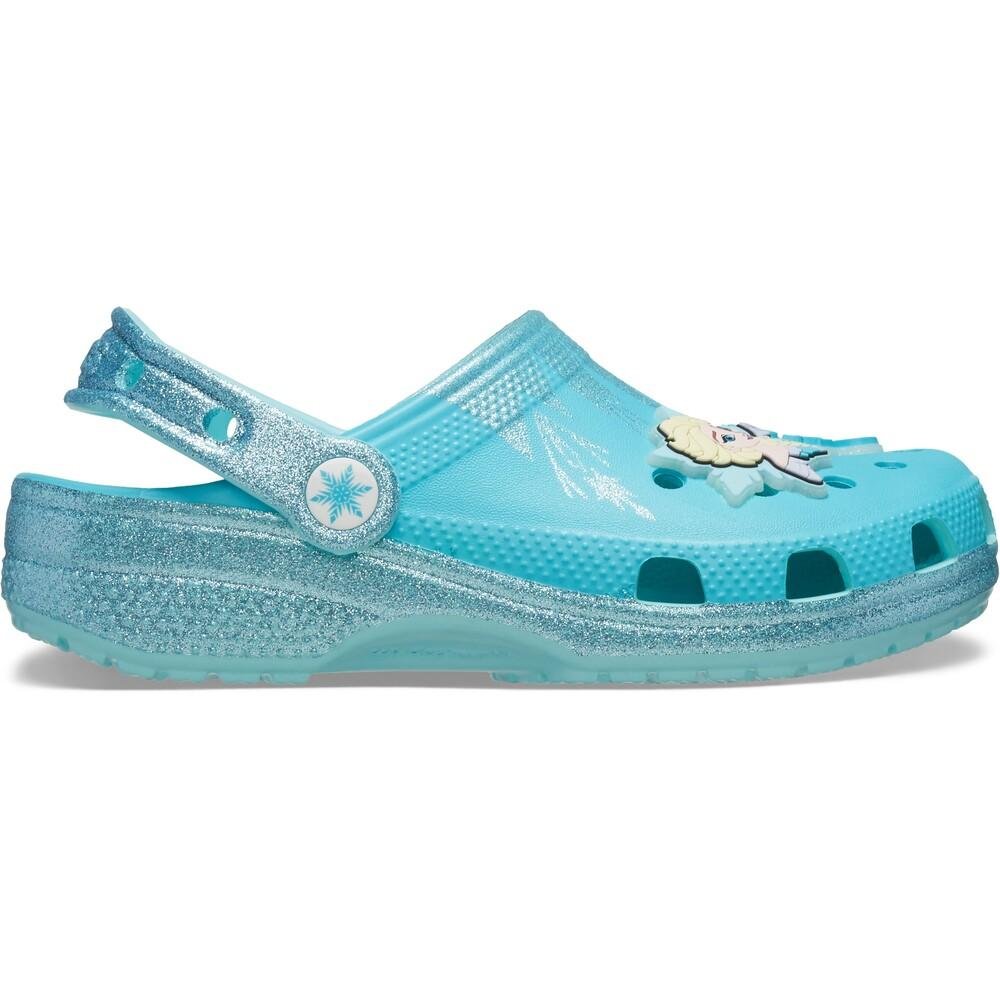 Sandália Crocs Classic Clog Frozen Elsa K Multi