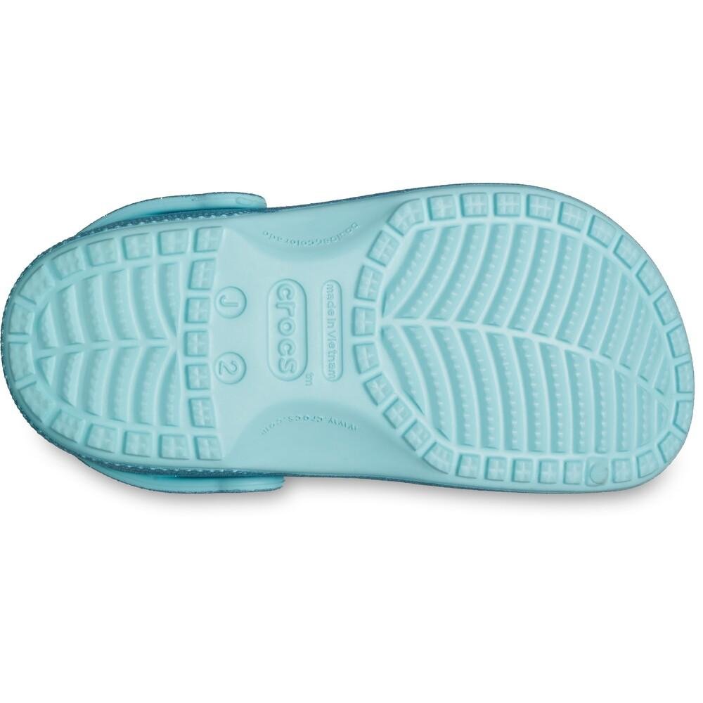 Sandália Crocs Classic Clog Frozen Elsa K Multi Azul 6