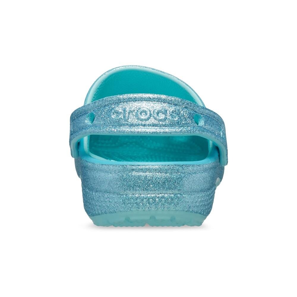 Sandália Crocs Classic Clog Frozen Elsa K Multi Azul 7