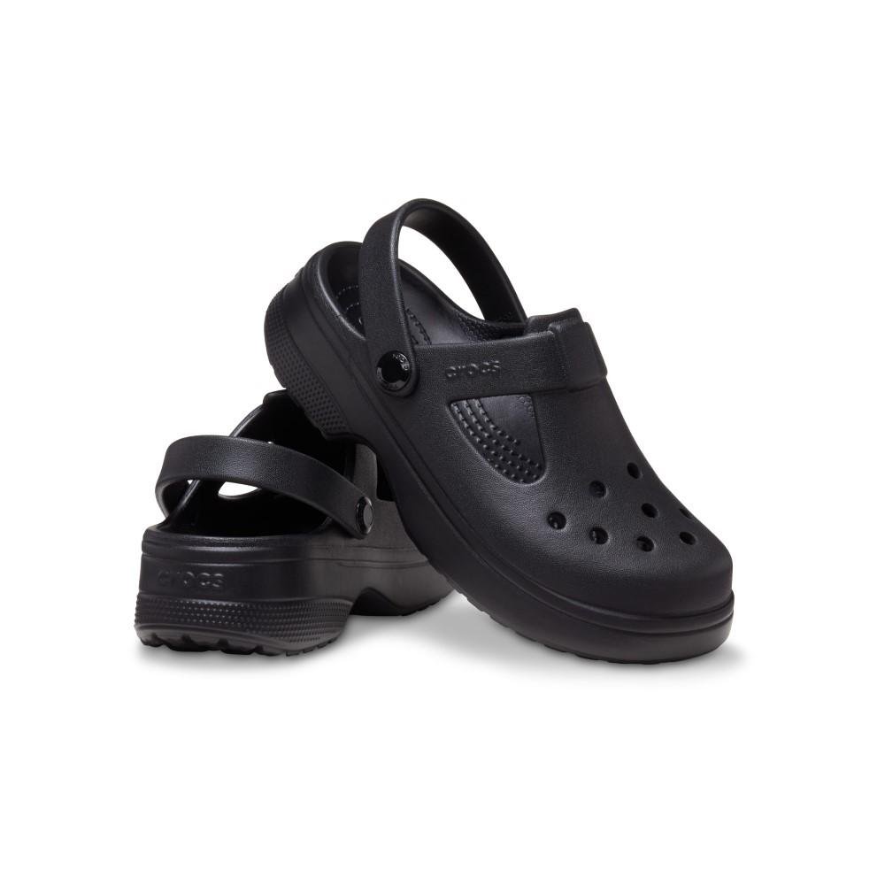 Sandália Crocs Classic Y Jane Clog T Black Black 4