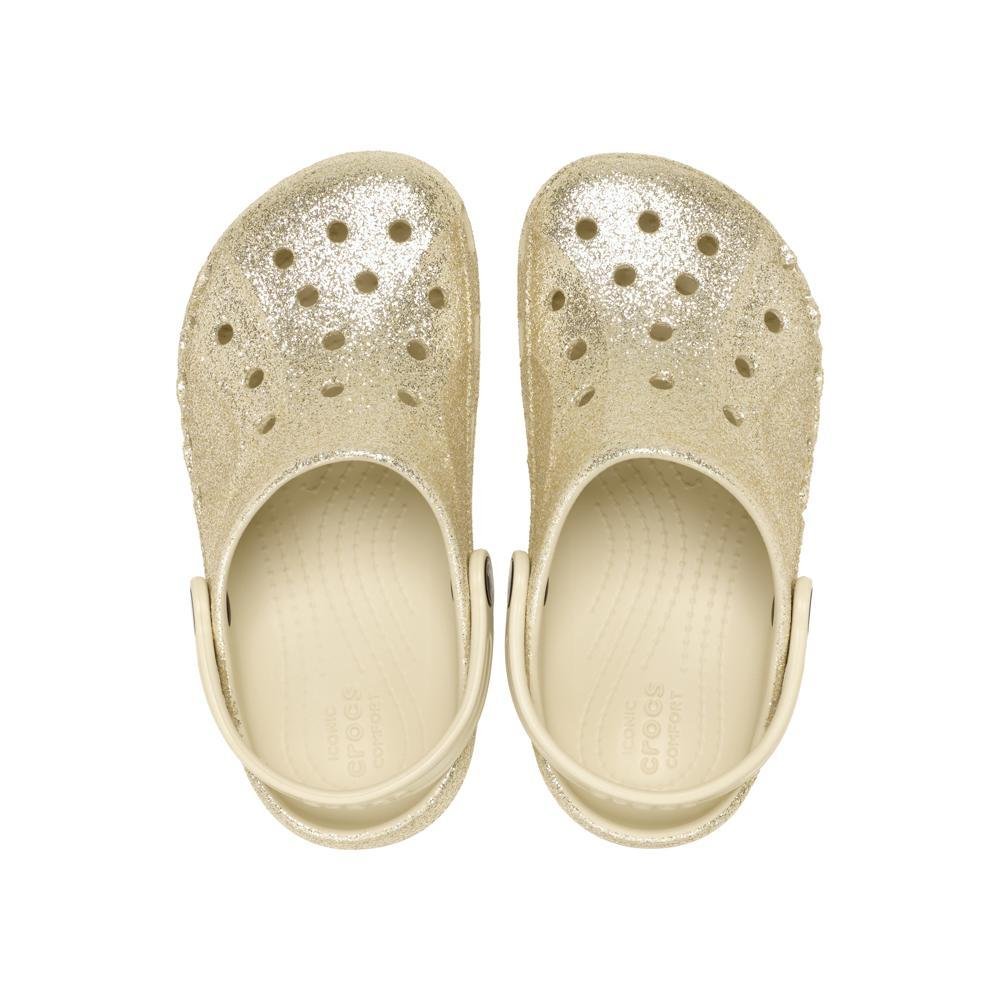 Sandália Crocs Baya Glitter Clog K WINTER WHITE Winter white 5