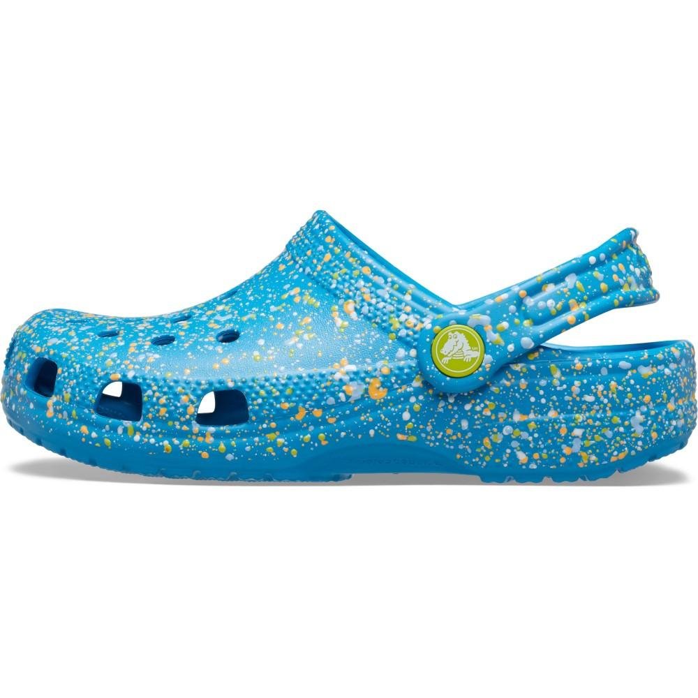 Sandália Crocs Classic Paint Splatter Clog K MARINA/MULTI Marina/multi 3