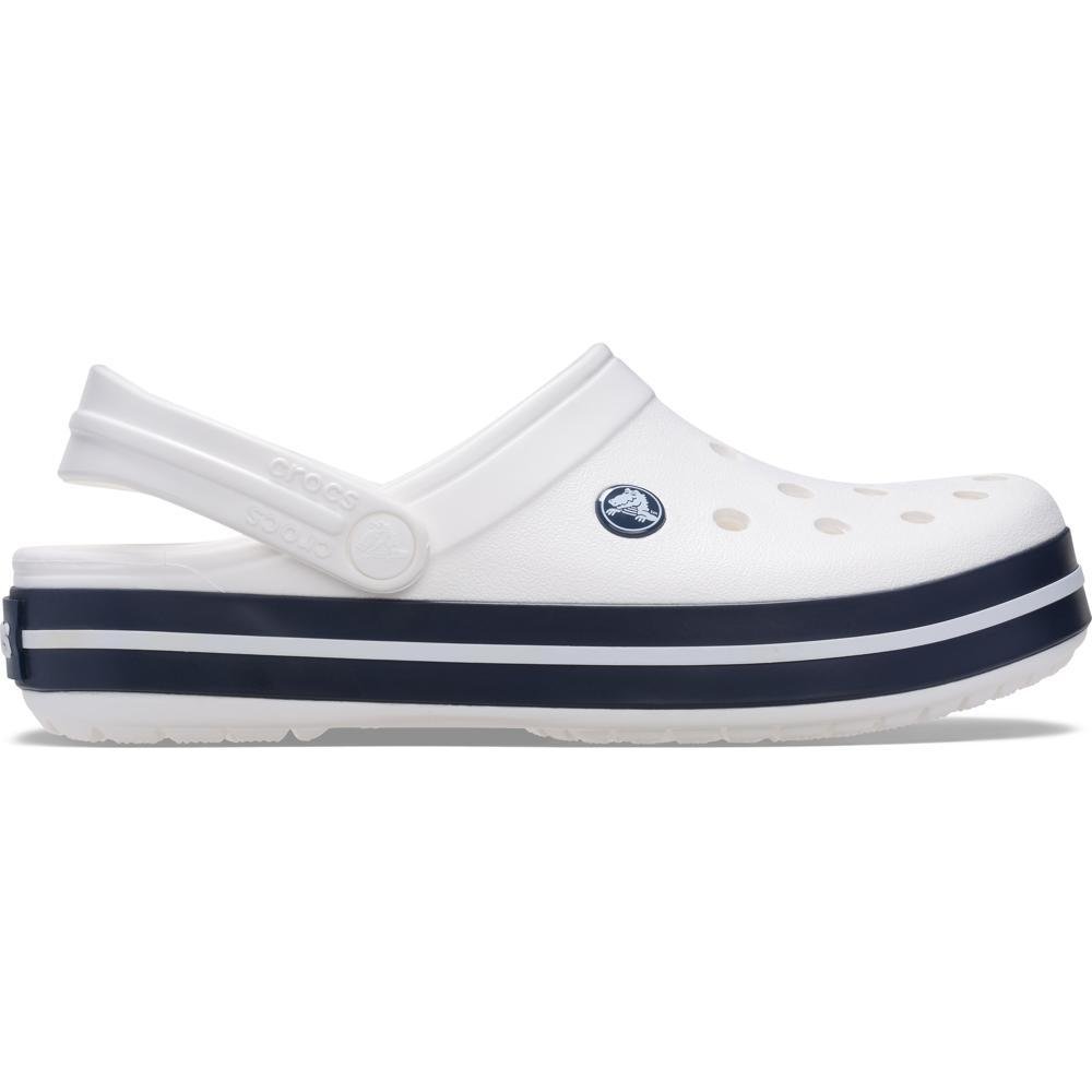 Sandália Crocs Crocband Clog K WHITE/NAVY