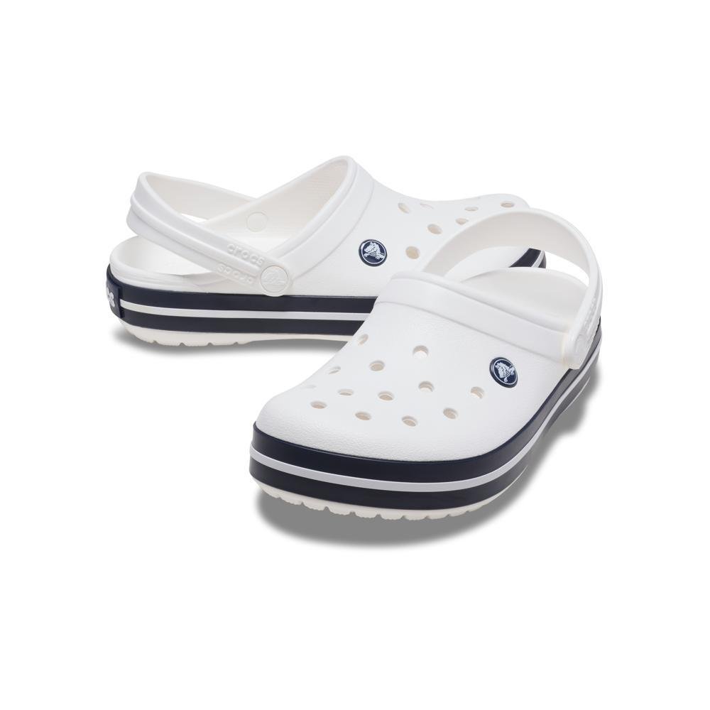 Sandália Crocs Crocband Clog K WHITE/NAVY White/navy 4