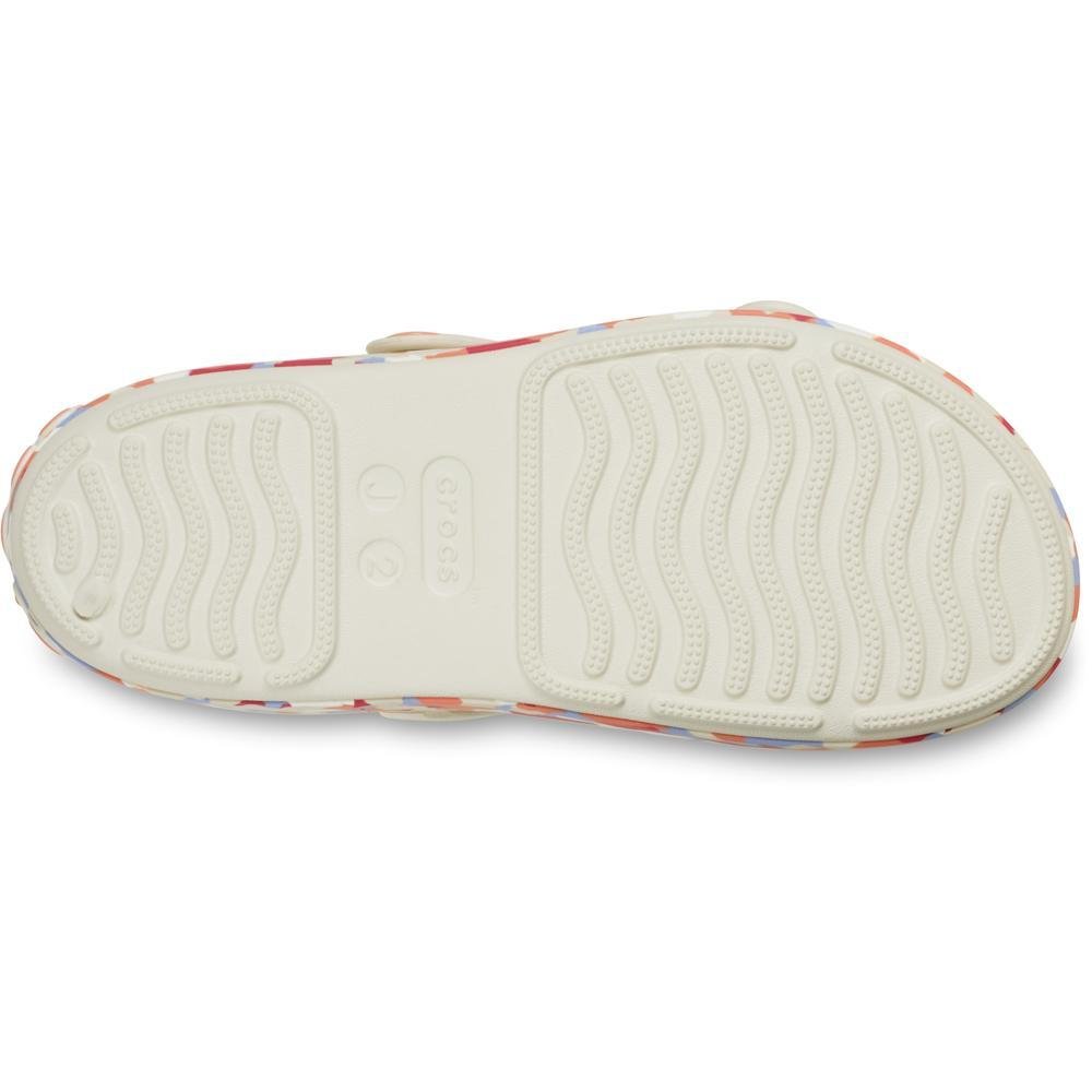 Sandália Crocs Crocband Cruiser Glow Confetti Band Sandal K Summit White/Guava Summit white/guava 6