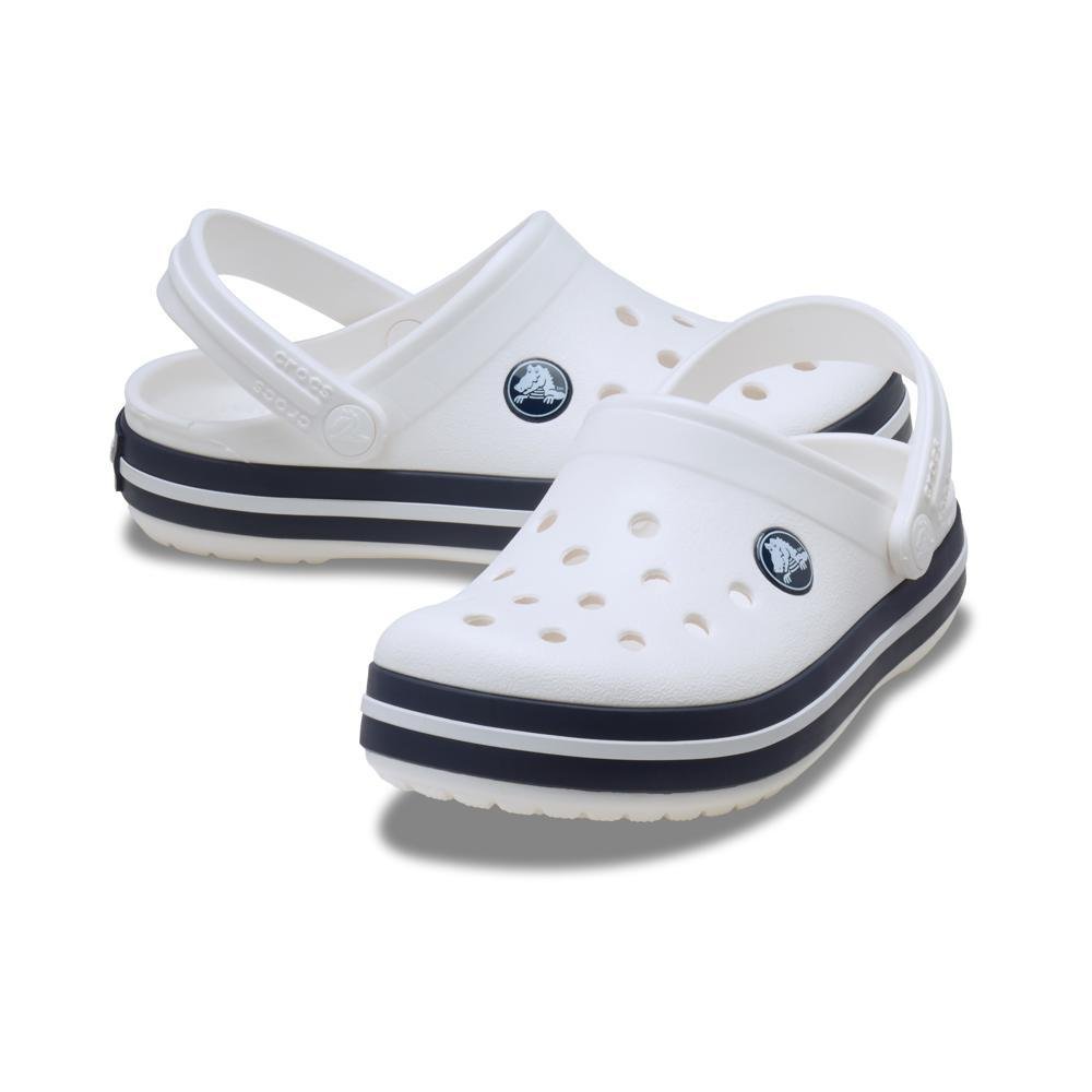 Sandália Crocs Crocband Clog T White/Navy White/navy 4