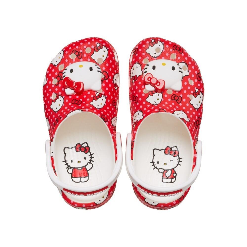 Sandália Crocs Hello Kitty Classic Clog T Multi Multicores 5