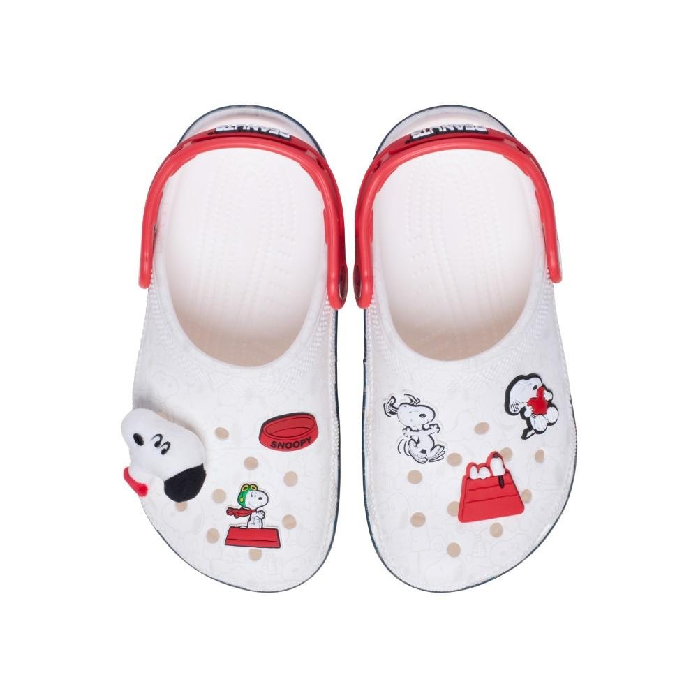 Peanuts classic clog k multi Branco/Preto 5