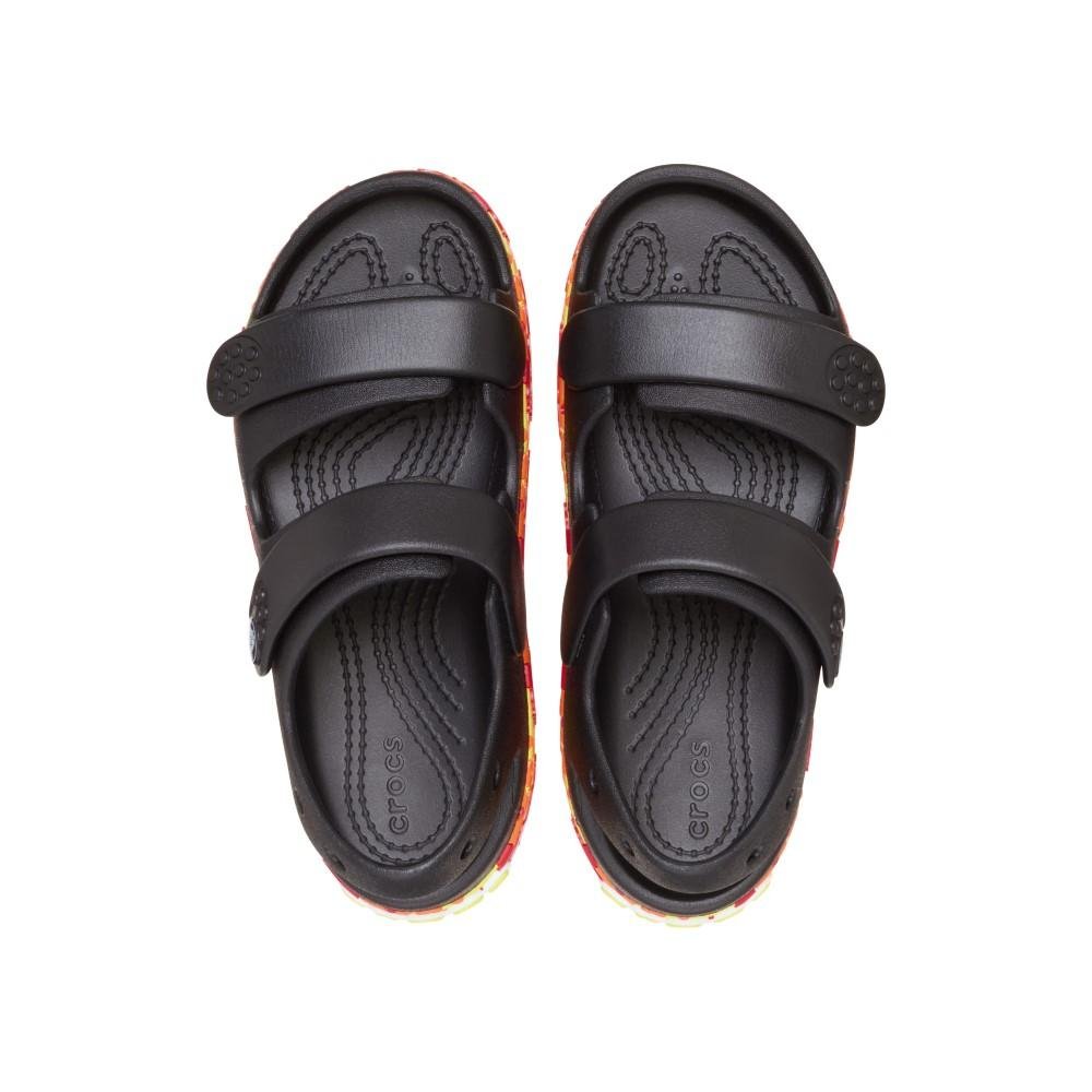 Sandália Crocs Crocband Cruiser Flames Sandal K Black Black 5
