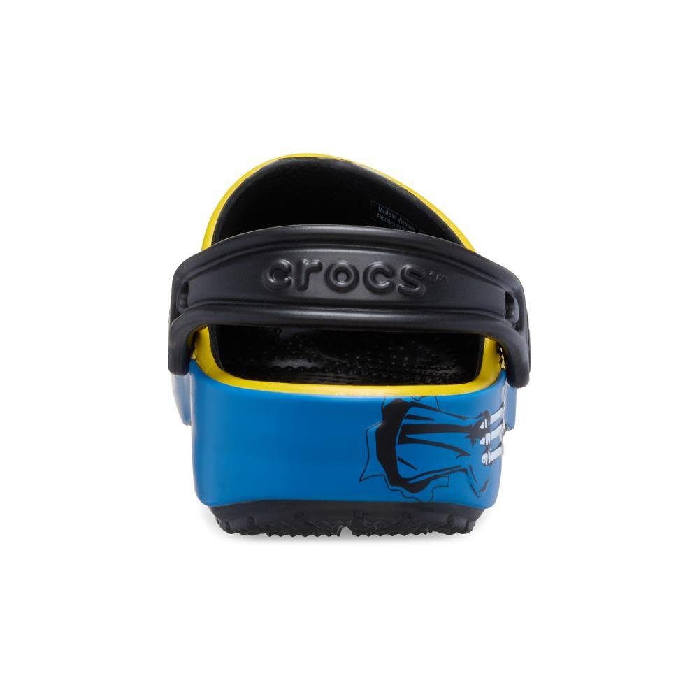 Sandália Crocs Wolverine Classic Clog T Multi Preto/Amarelo 7