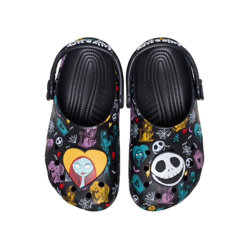 Sandália Crocs Nightmare Before Christmas Multi Classic Clog K MULTI Preto 5