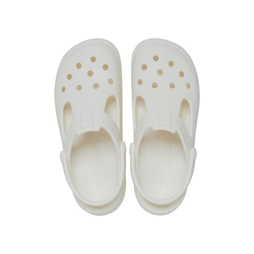Sandália Crocs Classic Y Jane Clog K Chalk Branco 5