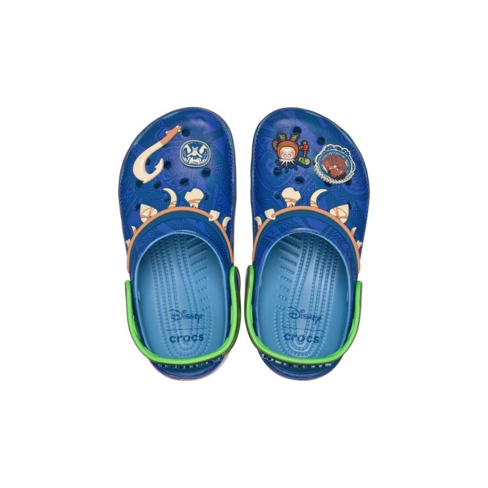 Sandália crocs disney maui classic clog k multi Azul 4