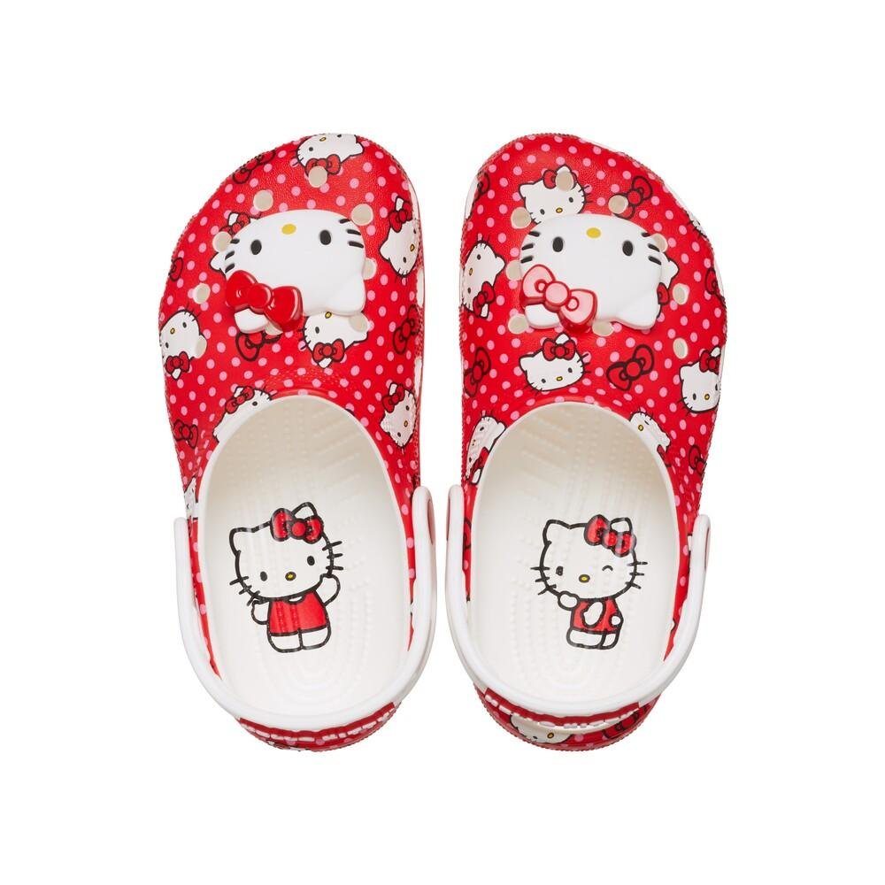 Sandália Crocs Hello Kitty Classic Clog K Multi Multicores 5