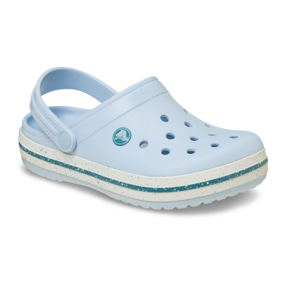 Sandália Crocs Crocband Speckled Band Clog T Blue Frost Azul 2