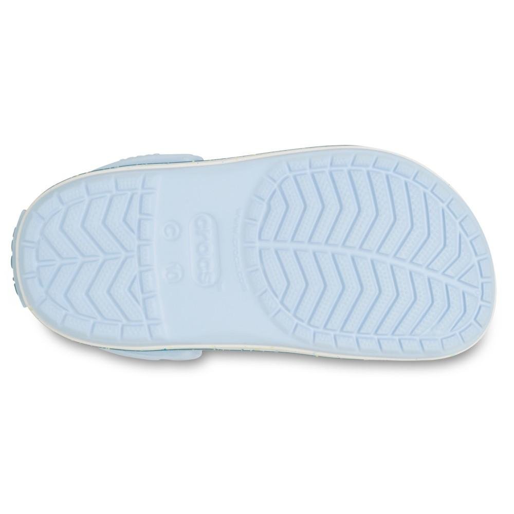 Sandália Crocs Crocband Speckled Band Clog T Blue Frost Azul 6