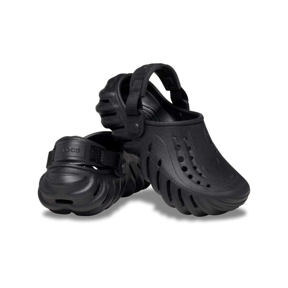 Sandália Crocs Echo Clog K Black Black 4