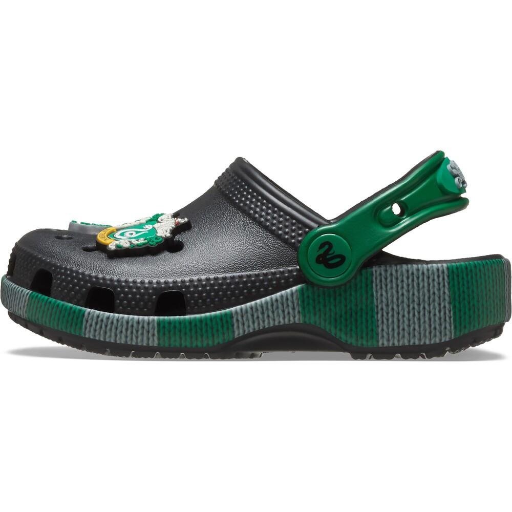 Sandália crocs classic sonserina clog t multi Preto/Verde 3