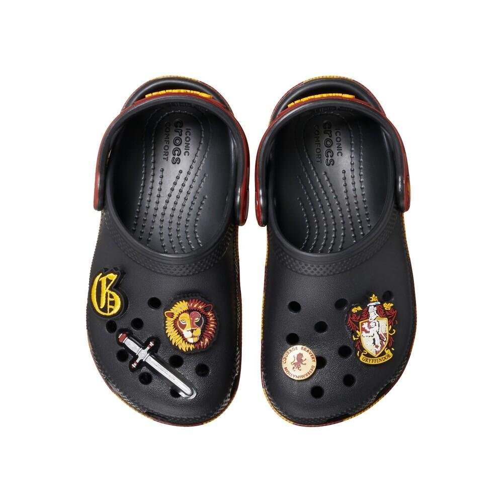 Sandália Crocs Classic Grifinória Clog T MULTI Preto/Vermelho 5